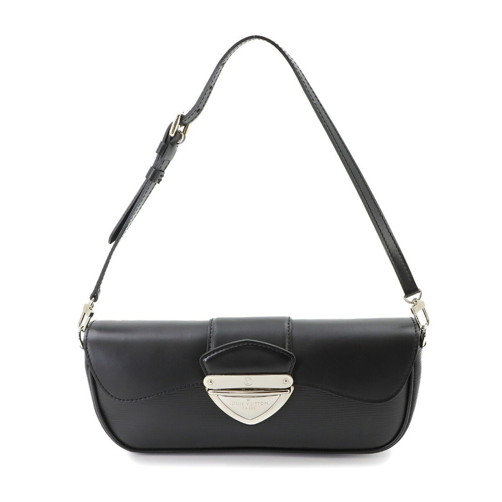 Louis Vuitton Epi Pochette Montaigne Shoulder Handbag Leather Noir M59292